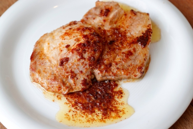 ドレッシングのおすすめアレンジレシピ:ポークソテー