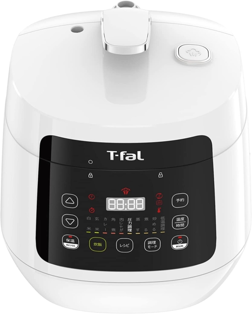 お手ごろ価格の電気圧力鍋⑥:クラ・クッカー コンパクト 電気圧力鍋 CY3501JP(ティファール)
