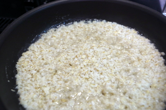 オートミールのおいしいレシピ② おじやみたいな♪ 和風ポリッジ(オートミール粥)