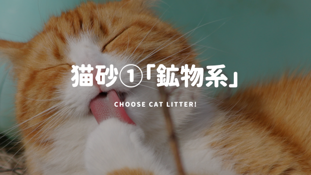 猫砂タイプ①「鉱物系」