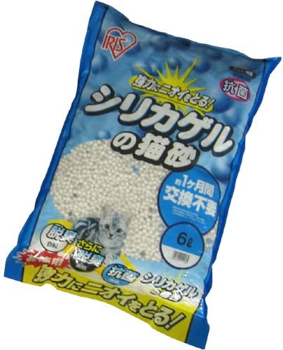シリカゲル系のおすすめ猫砂①「アイリスオーヤマ シリカゲルの猫砂」