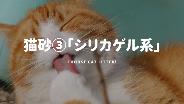 猫砂タイプ③「シリカゲル系」