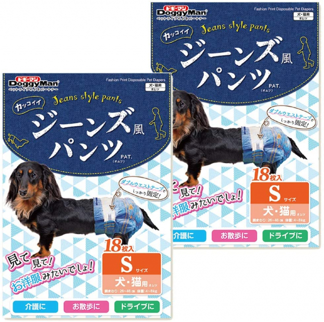 おすすめ猫用オムツ5. ドギーマンハヤシ『ジーンズ風パンツ』